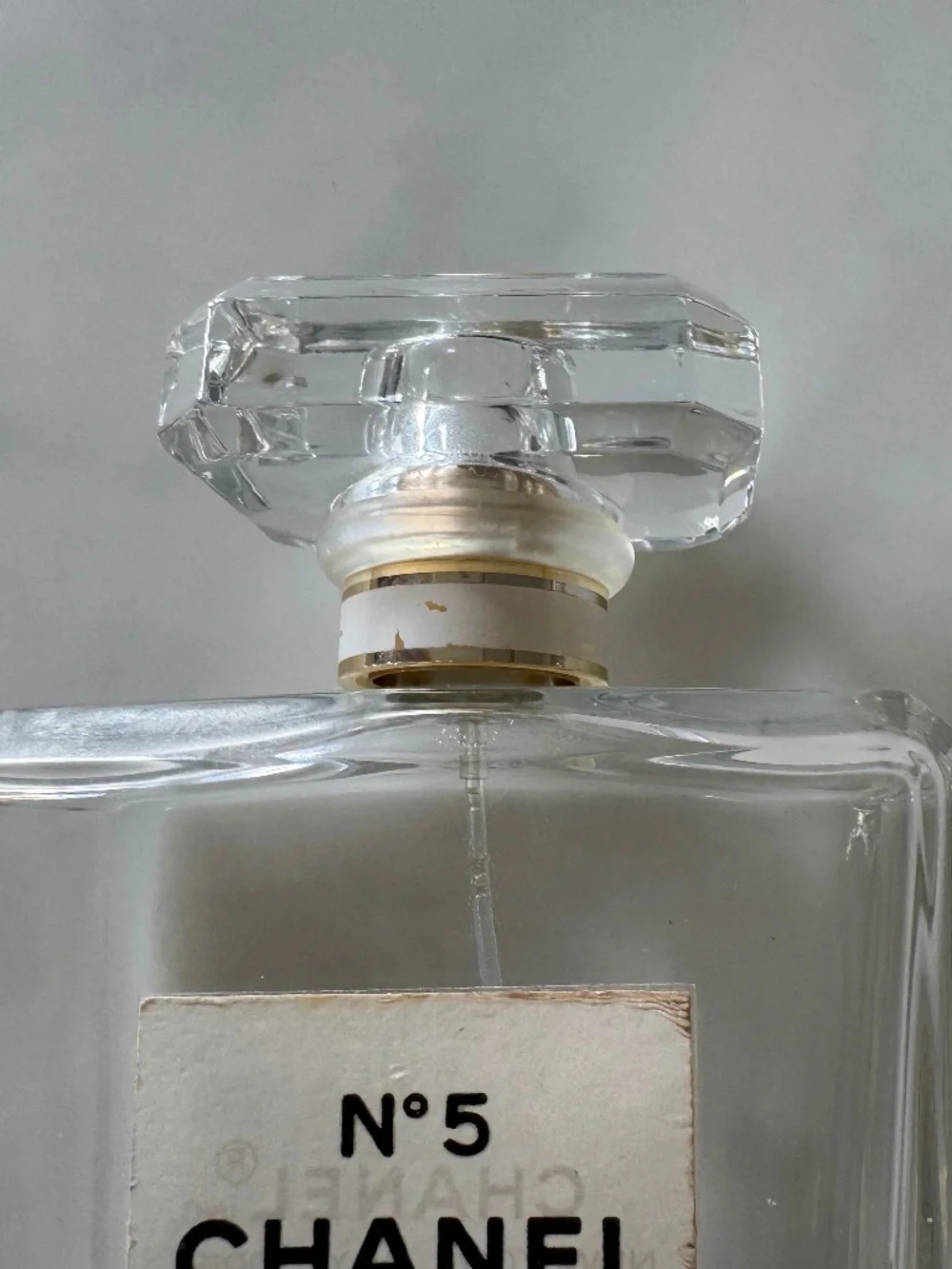 Chanel No 5 Empty 200ml Perfume Bottle